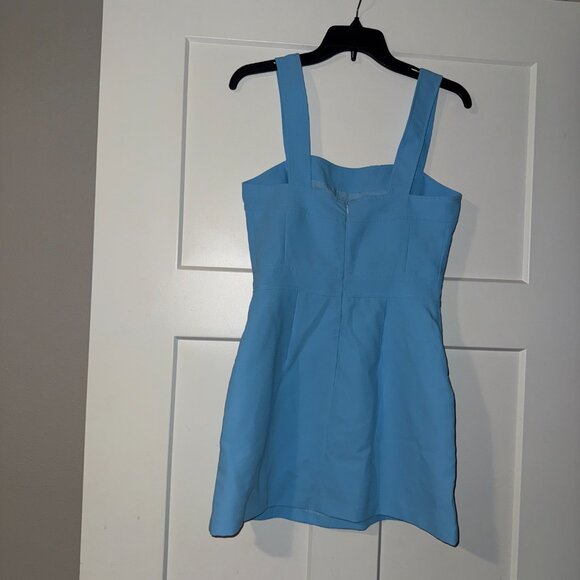 Amanda Uprichard Ace Dress Pacific Blue Small - Picture 3 of 6